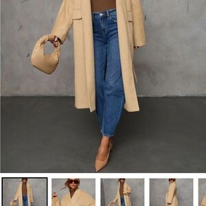 VICI Stroll Along Wool Coat - Camel